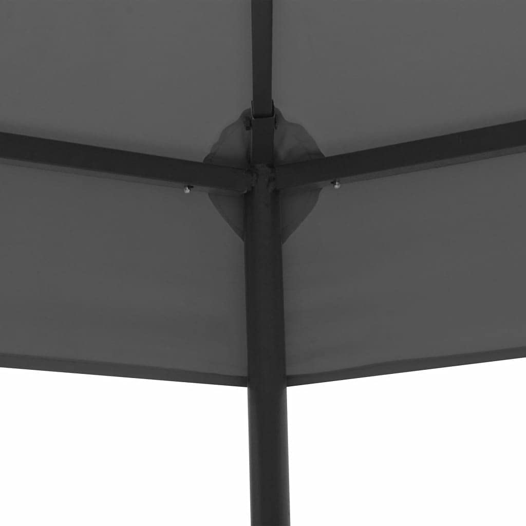 Gazebo Tent 10.6'x9'x8.7' Anthracite D907716