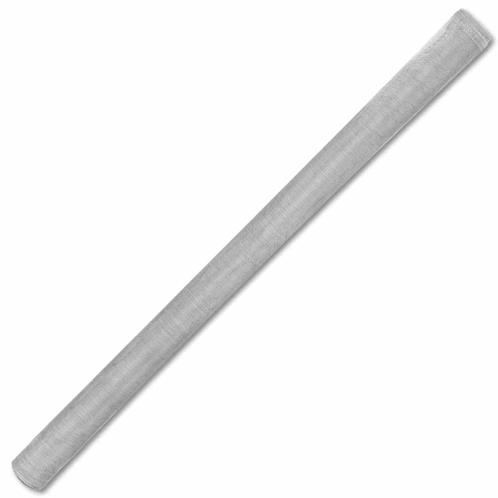 Aluminum Mesh Screen 39.4x196.9 Inch Silver A820734