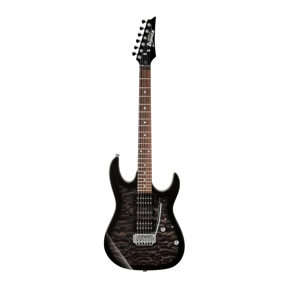 Transparent Black Sunburst Electric Guitar Z696963