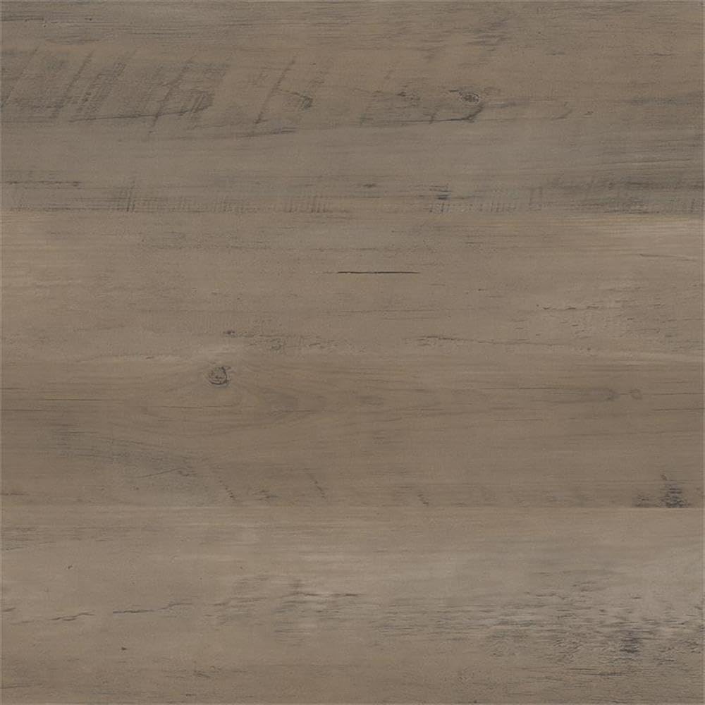 Small Computer Desk with Hutch, Driftwood Gray F42133