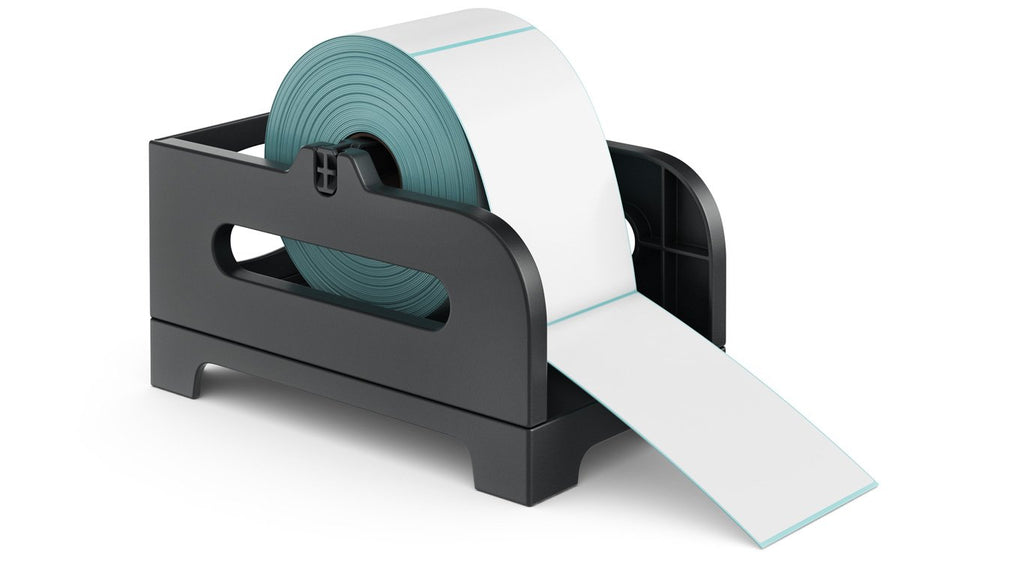 Thermal Label Holder for Label Rolls and Fan-Fold Stacks A435