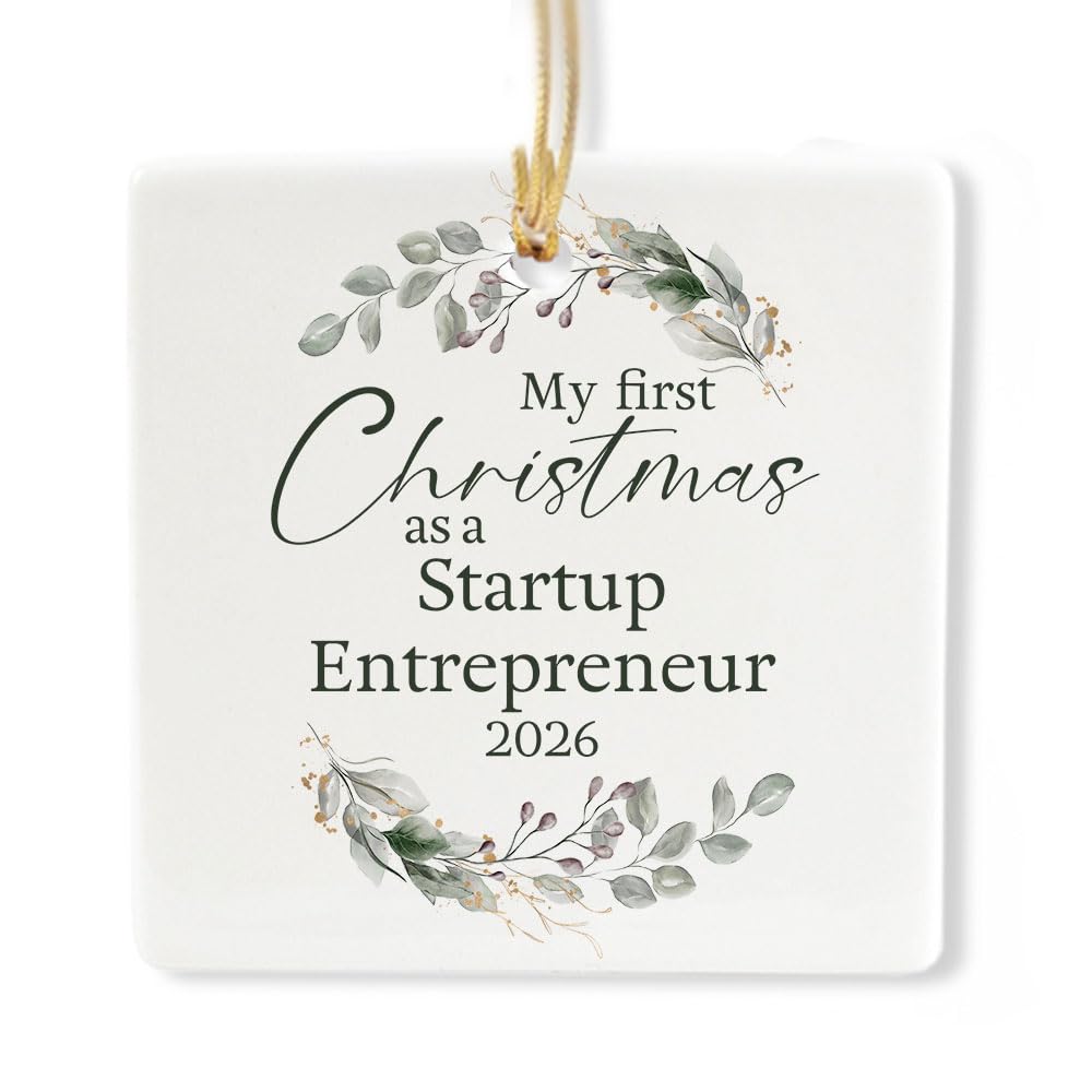Ceramic 3-inch Square Ornament B994