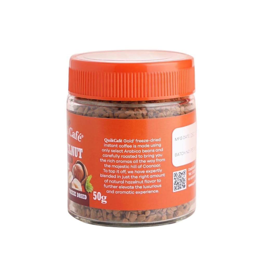 Hazelnut Freeze Dried Instant Coffee 1.76 oz B9704