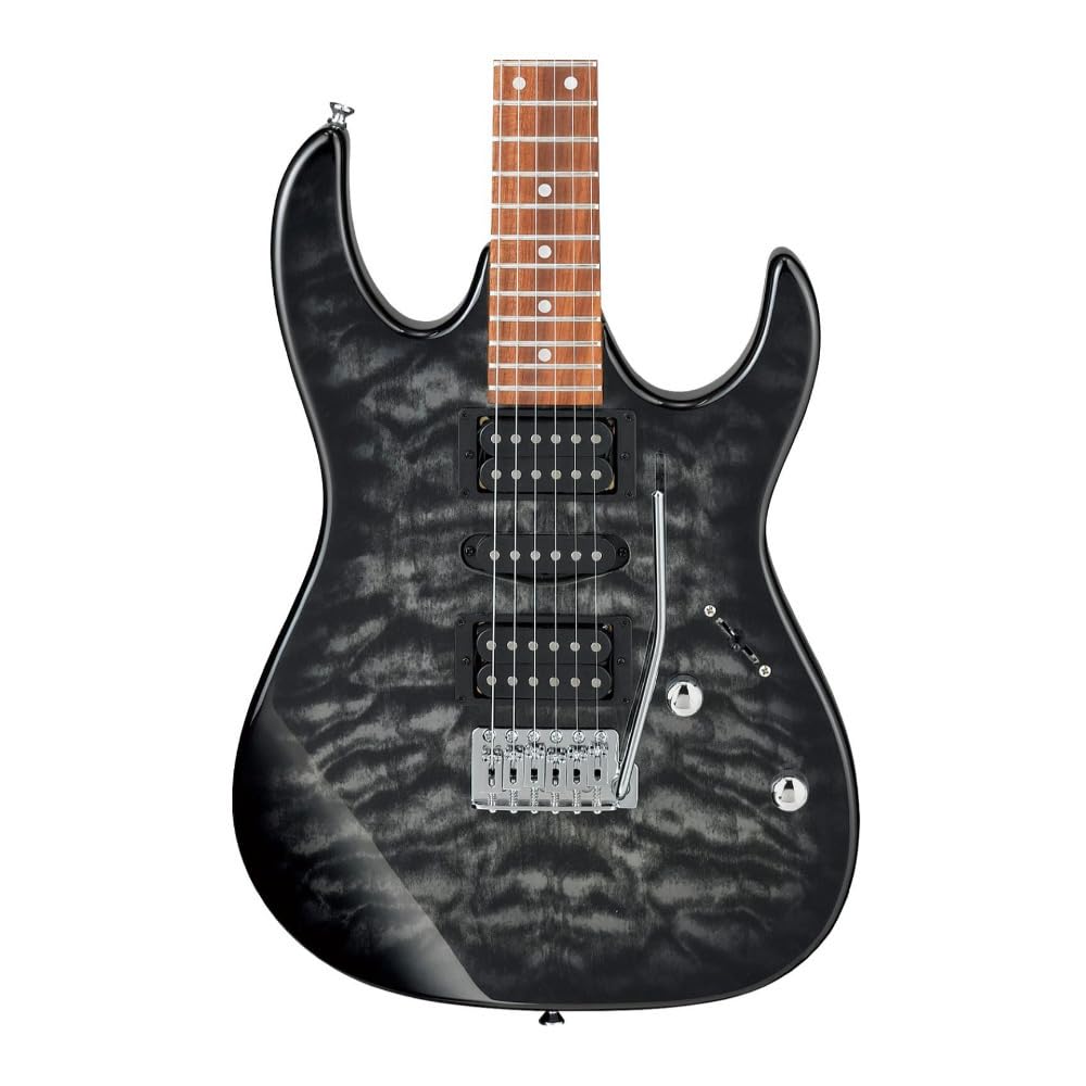 Transparent Black Sunburst Electric Guitar Z696963