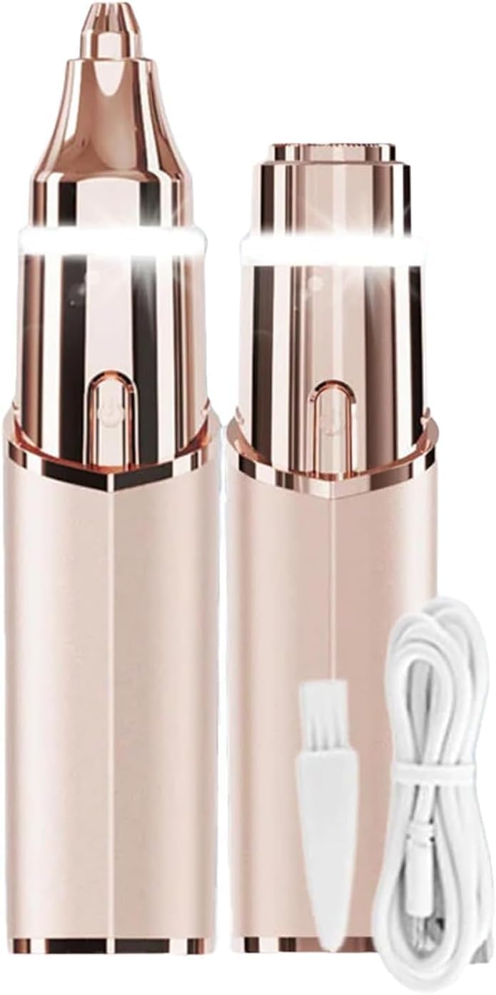 Rechargeable 2-in-1 Facial Hair Remover and Eyebrow Trimmer P715
