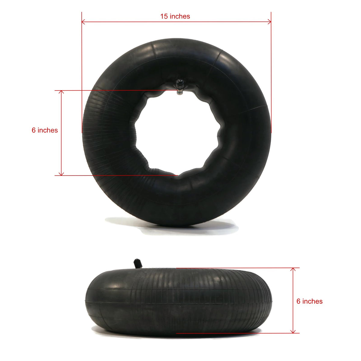 Tire Inner Tube 15x6.00-6 with TR13 Straight Stem 4-Pack S264389