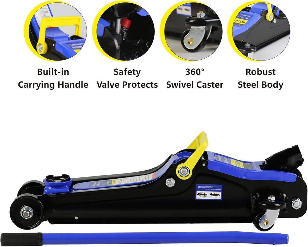 2 Ton Low Profile Hydraulic Floor Jack J7621