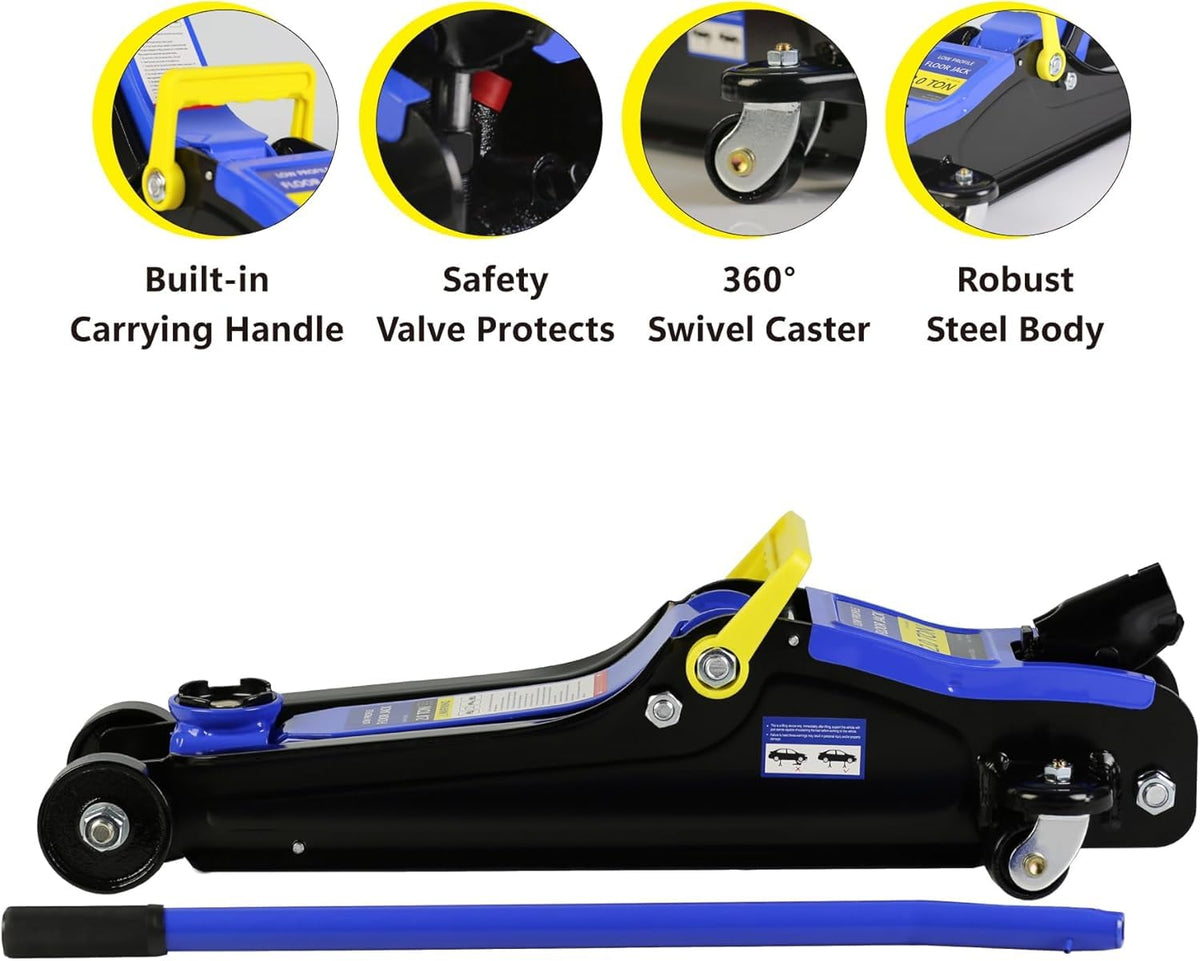 2 Ton Low Profile Hydraulic Floor Jack J7621