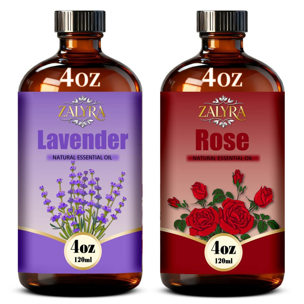 Lavender&Rose Essential Oil 4 Fl Oz+0.33 Fl Oz E76694