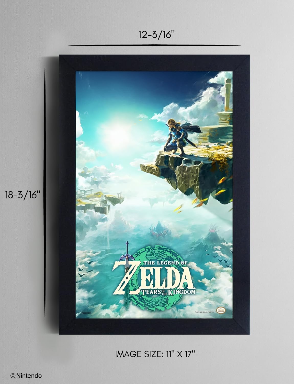 Zelda Poster 11 x 17 Frame Poster Wall Art C478
