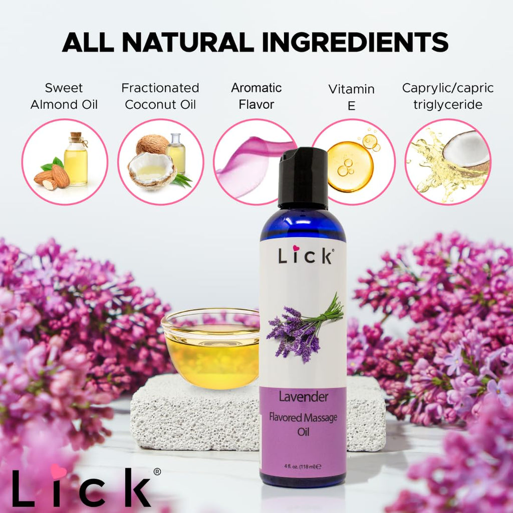 Lavender Massage Oil with Sweet Almond Oil & Vitamin E, 4 oz Z88088