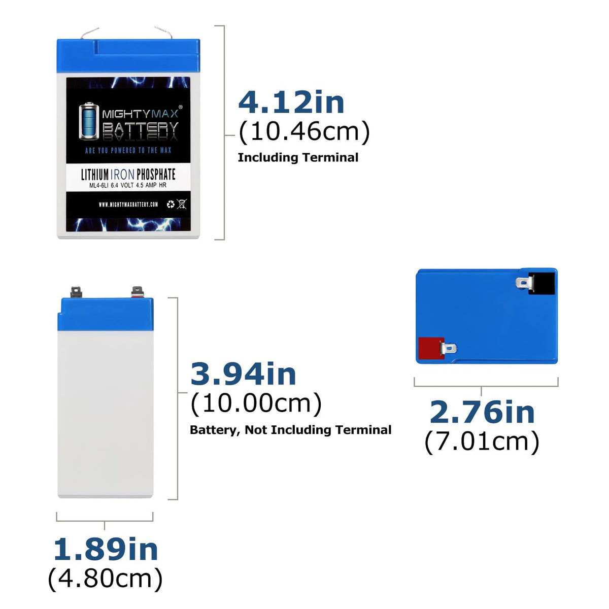 6V 4.5AH Lithium Replacement Battery H716351