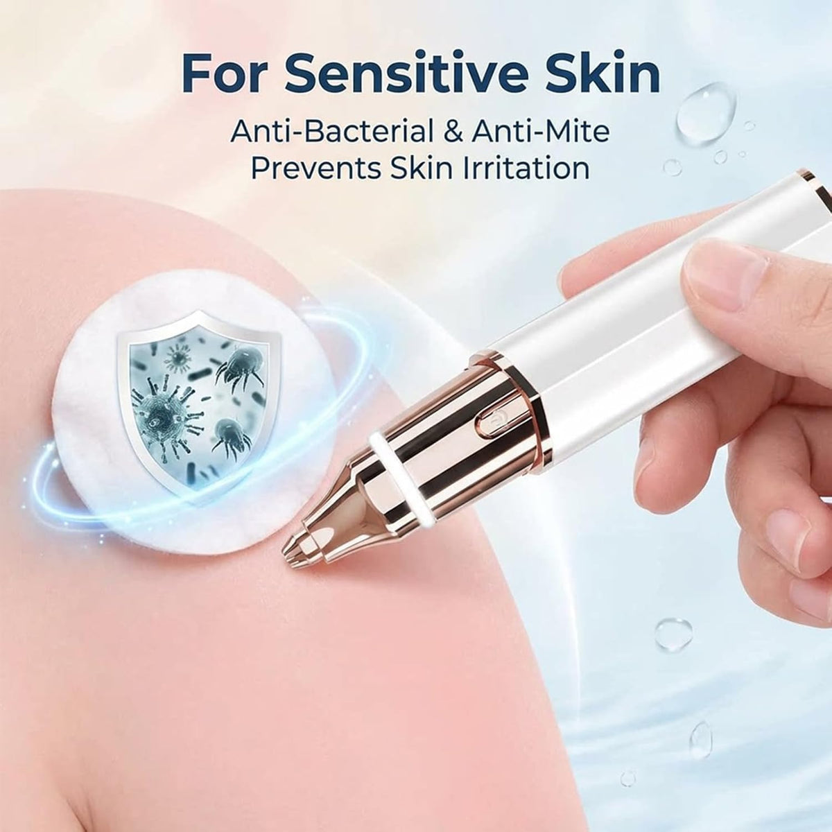 Rechargeable 2-in-1 Facial Hair Remover and Eyebrow Trimmer P715
