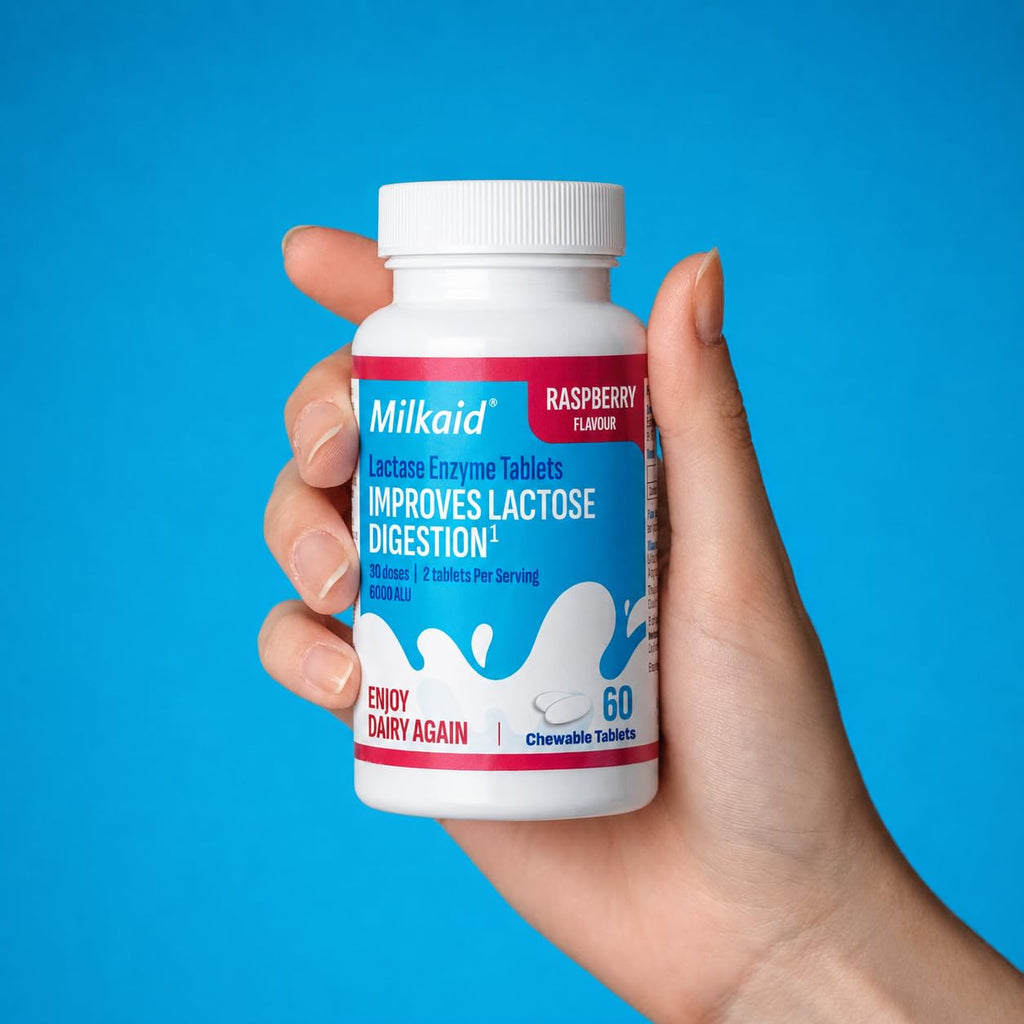 Chewable Lactase Enzyme Tablets 60 Tablets Raspberry L341784