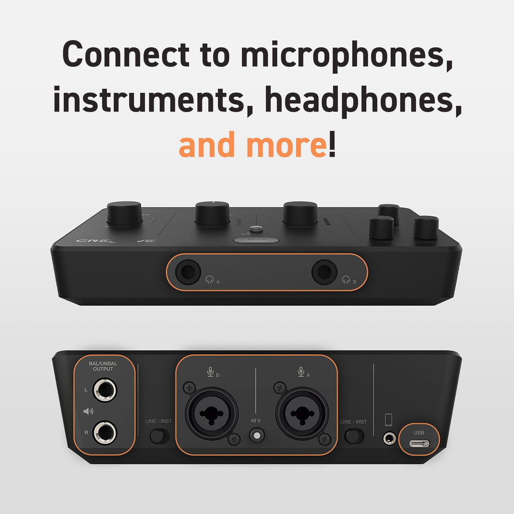 USB Audio Interface with Direct Monitoring D715
