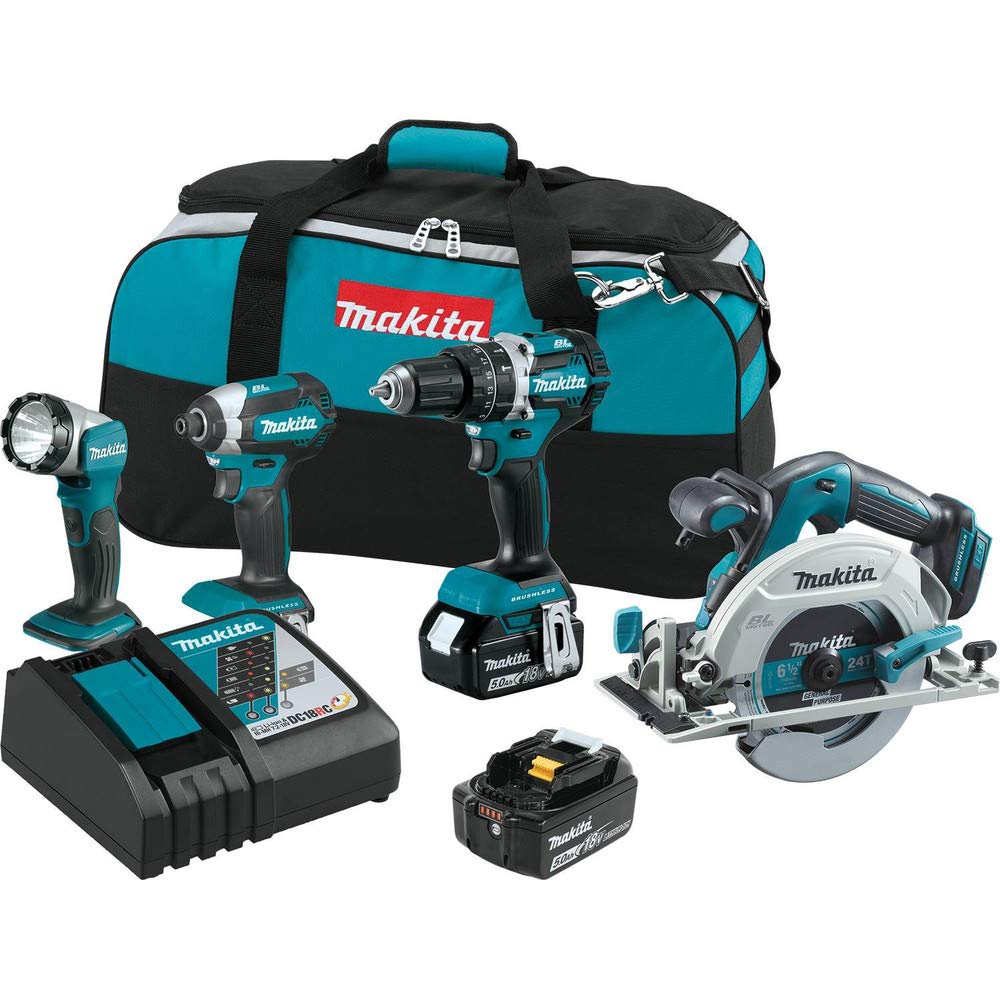 18V LXT Lithium-Ion Brushless Cordless Combo Kit (4 Piece) J206162