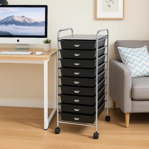 10 Drawer Rolling Storage Organizer Z80207