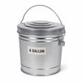 6 Gallon Galvanized Storage Can with Locking Lid E75981