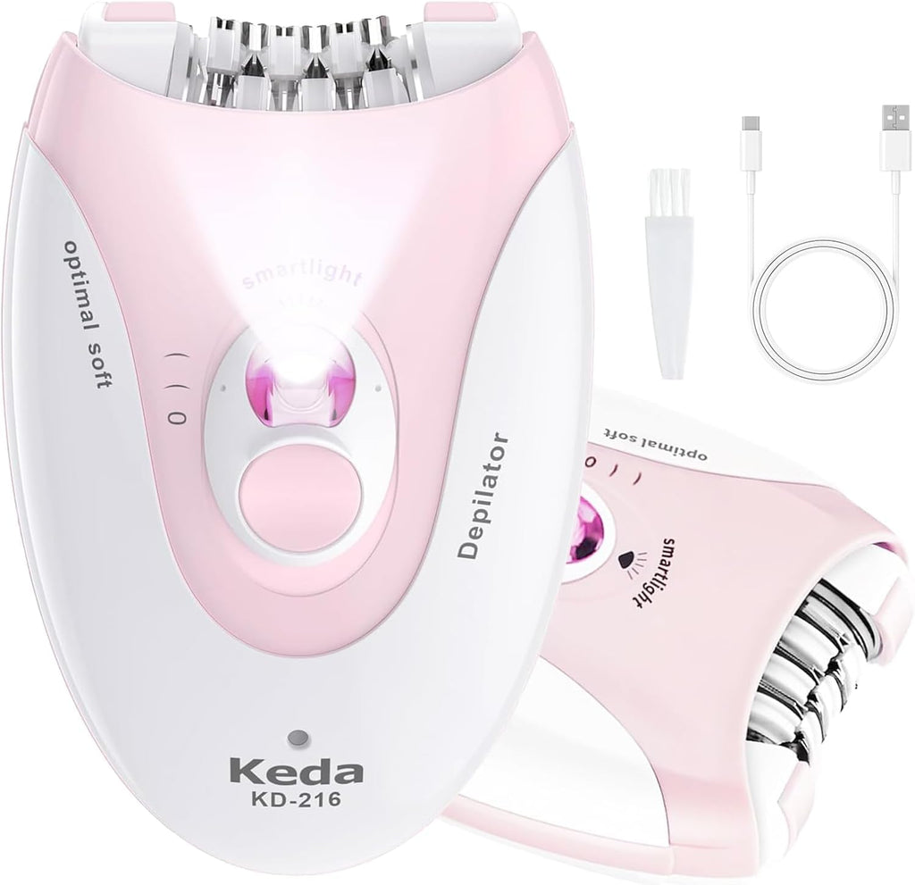 Rechargeable Epilator with LED Light O67472