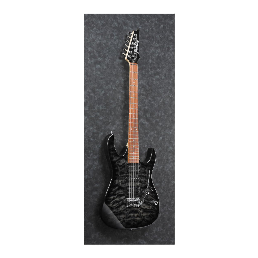 Transparent Black Sunburst Electric Guitar Z696963