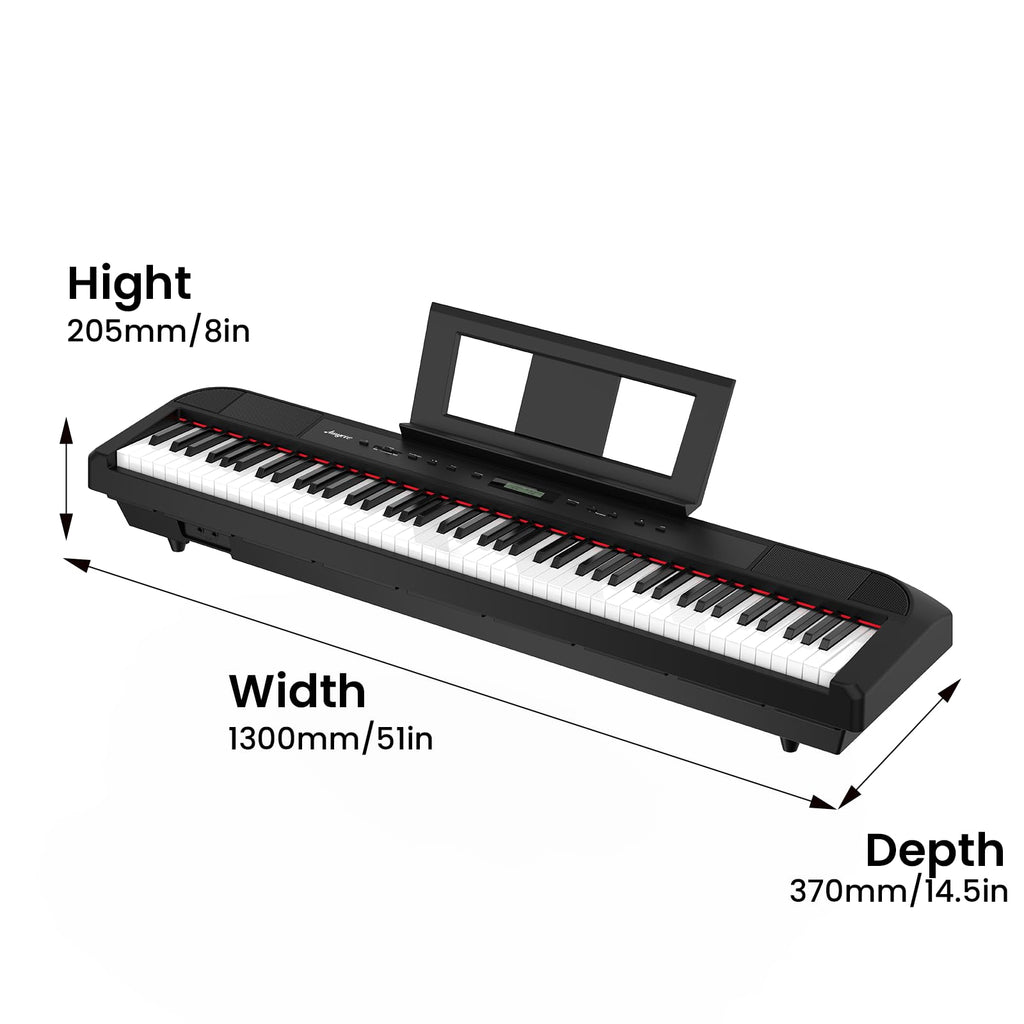 88-Key Weighted Hammer Action Digital Piano Z541