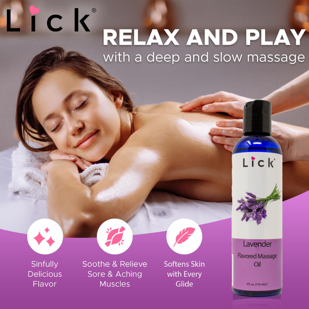 Lavender Massage Oil with Sweet Almond Oil & Vitamin E, 4 oz Z88088