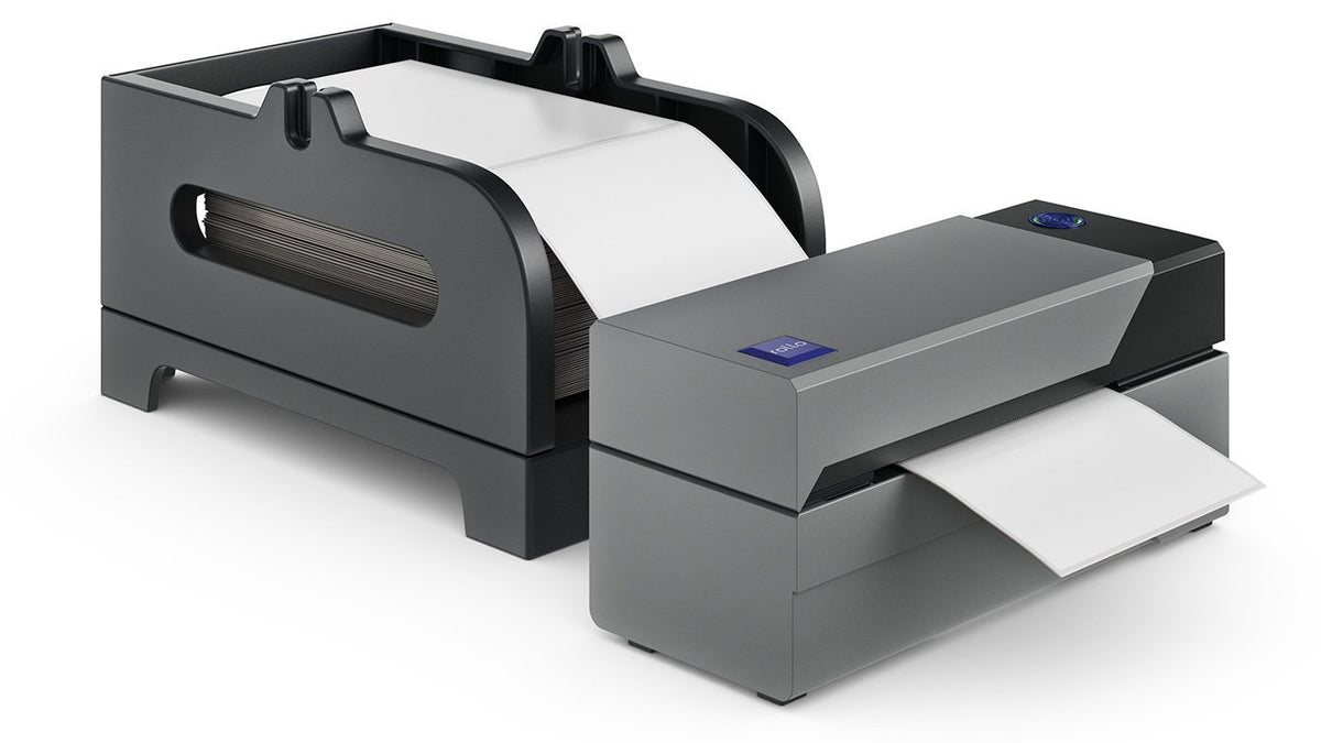 Thermal Label Holder for Label Rolls and Fan-Fold Stacks A435