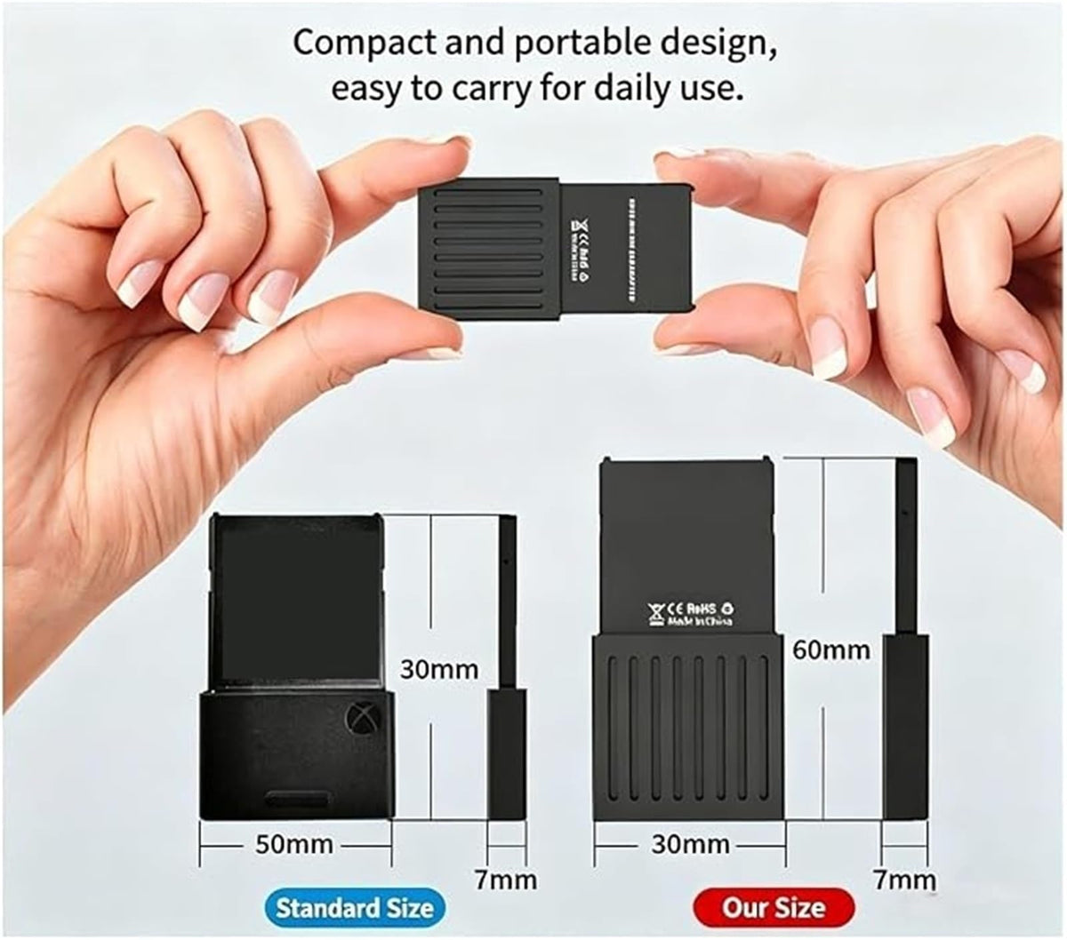 M.2 NVMe SSD Enclosure for Xbox Series X/S A4662