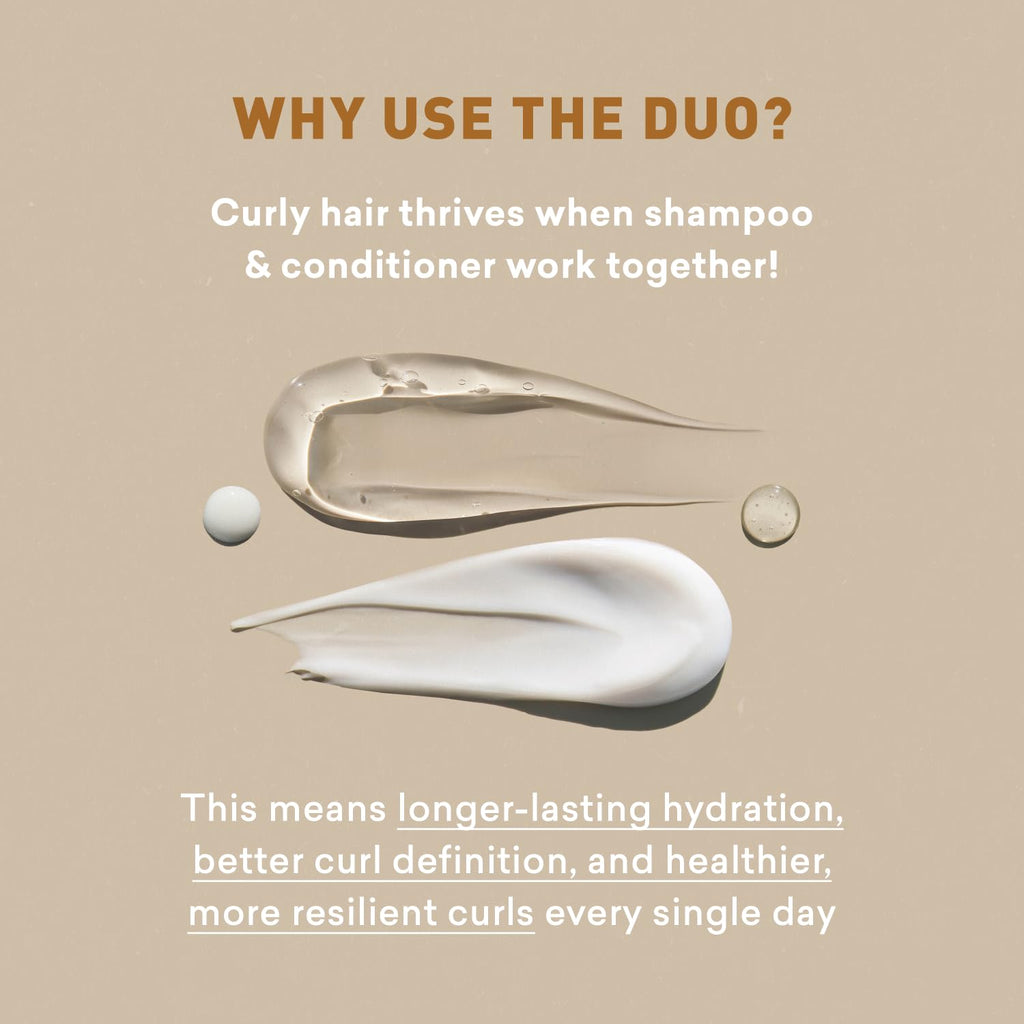 Sulfate-Free Hydrating Curl Enhancing Shampoo and Conditioner Set 16 oz A912113