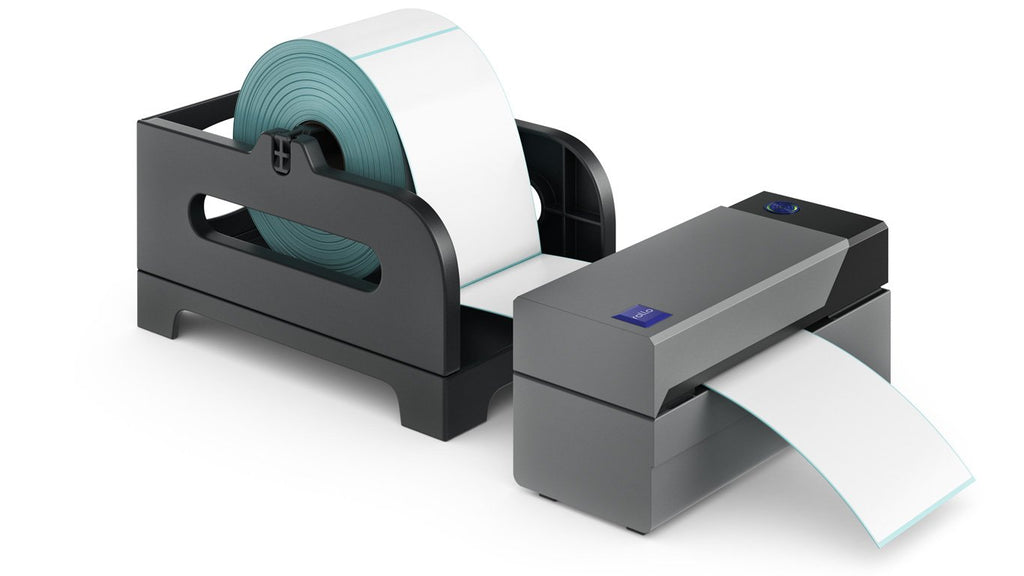 Thermal Label Holder for Label Rolls and Fan-Fold Stacks A435