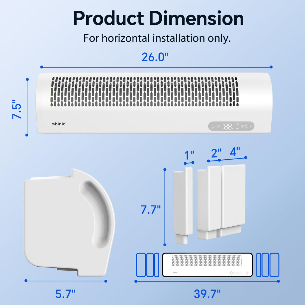 White Reversible Airflow Window Fan with Remote X943481