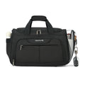 Black Lightweight Water Resistant Foldable Travel Duffel Bag P70116