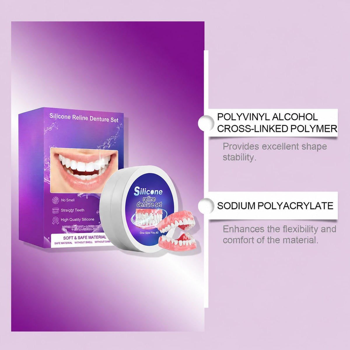 Silicone Denture Reline Kit V103