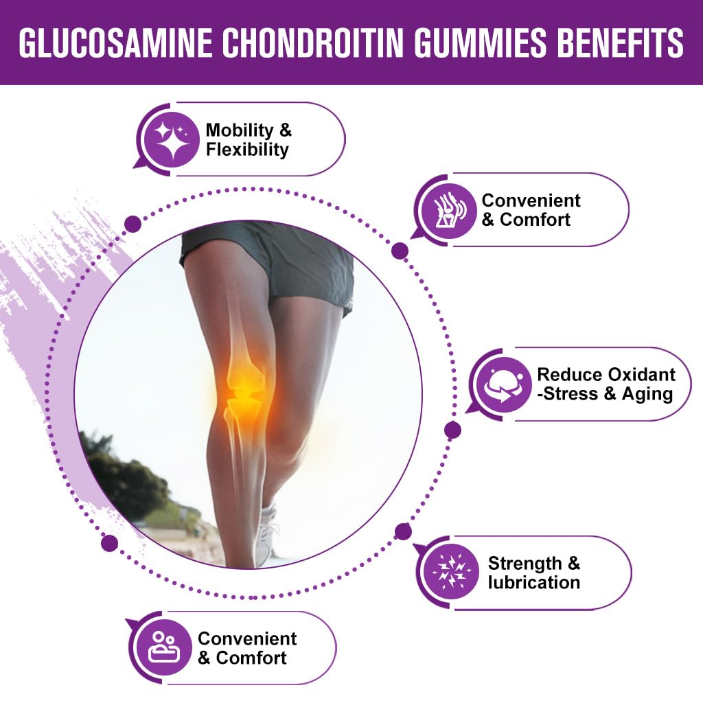 Glucosamine Chondroitin Gummies with MSM & Elderberry 2 Pack S75363