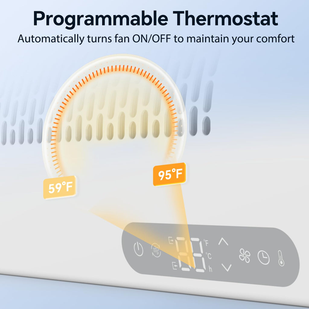 White Reversible Airflow Window Fan with Remote X943481