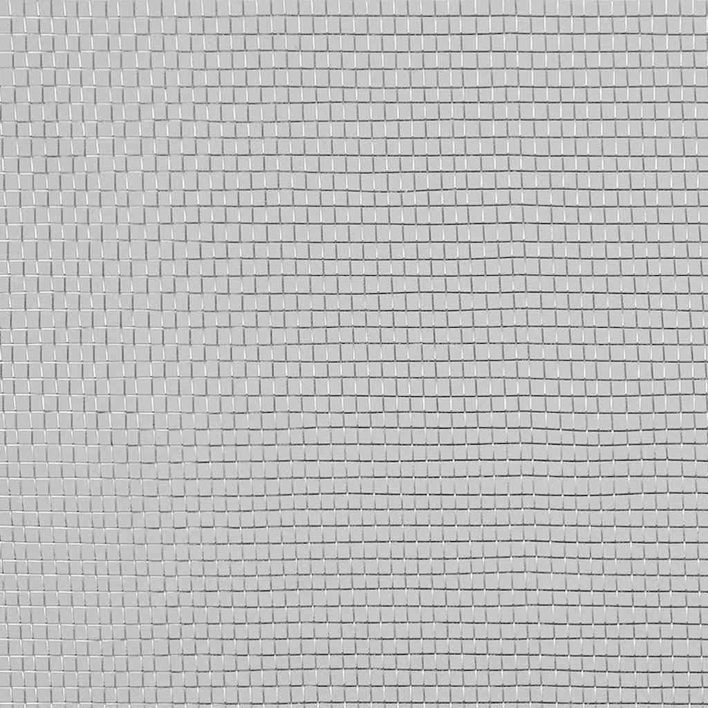 Aluminum Mesh Screen 39.4x196.9 Inch Silver A820734