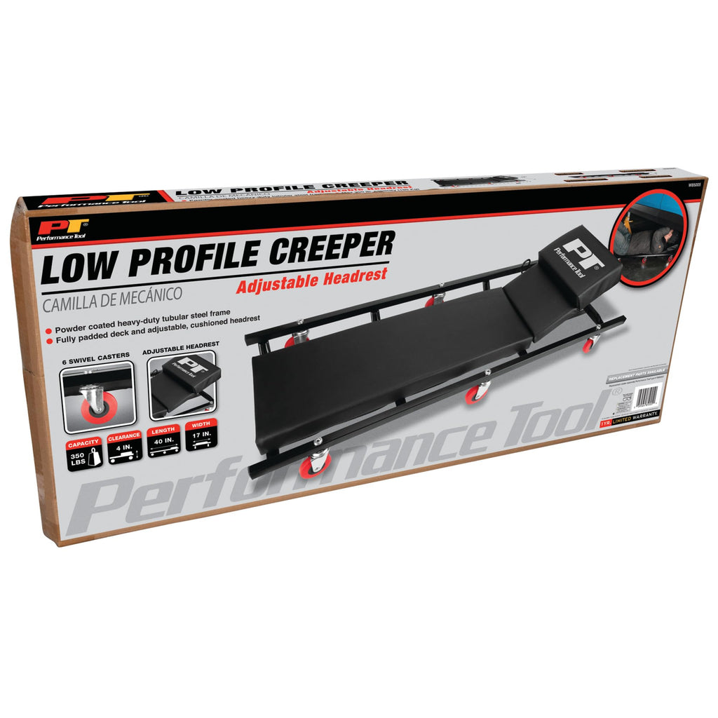 40 in. 6-Caster Rolling Shop Creeper C167