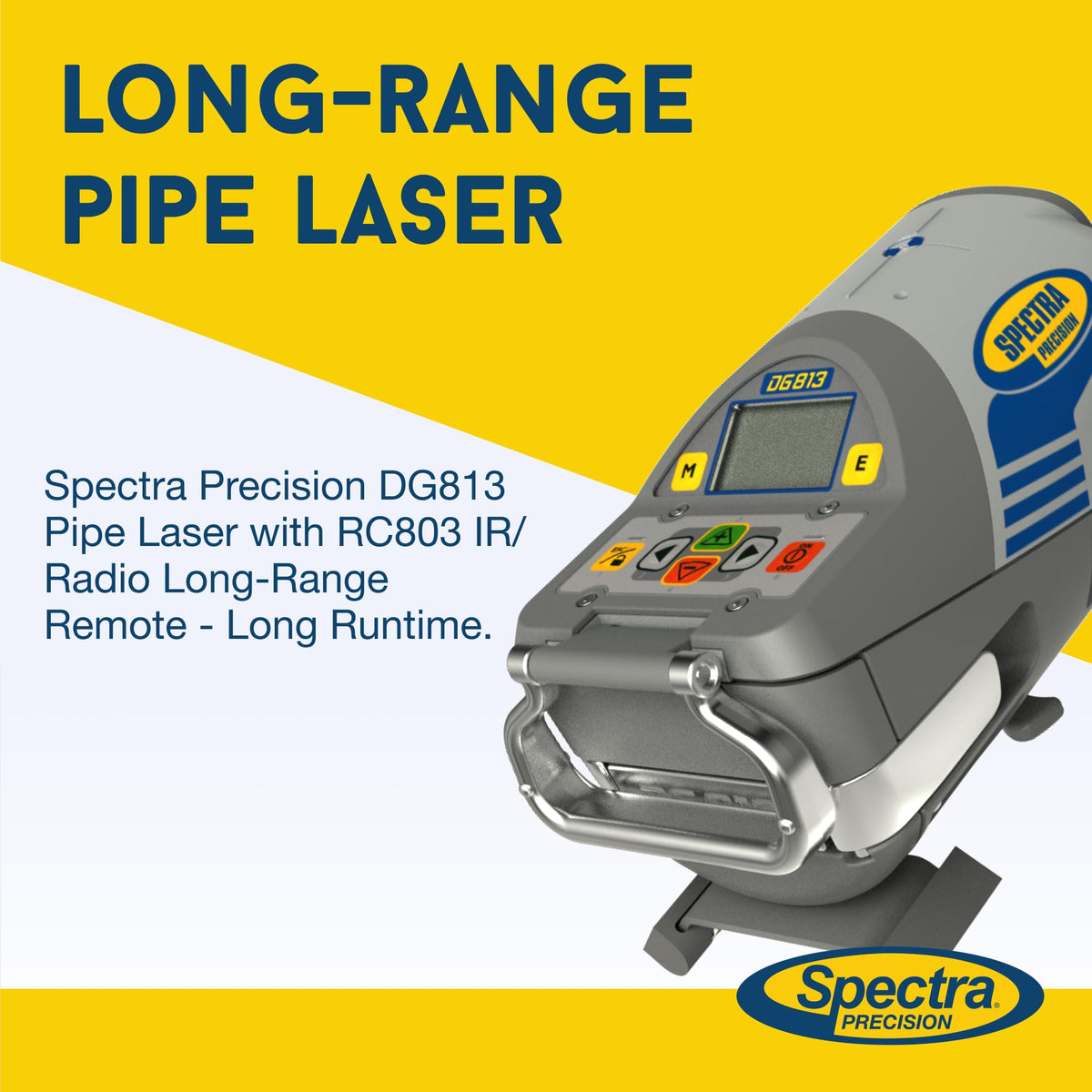 Self-Leveling Pipe Laser Red Beam B437563