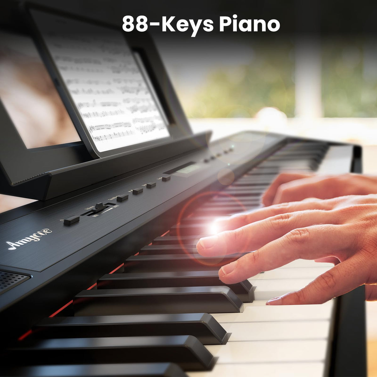88-Key Weighted Hammer Action Digital Piano Z541