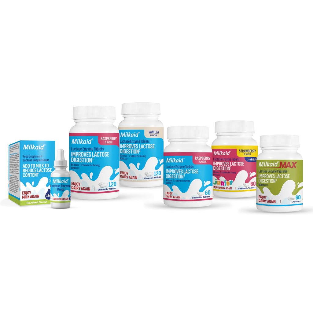 Chewable Lactase Enzyme Tablets 60 Tablets Raspberry L341784