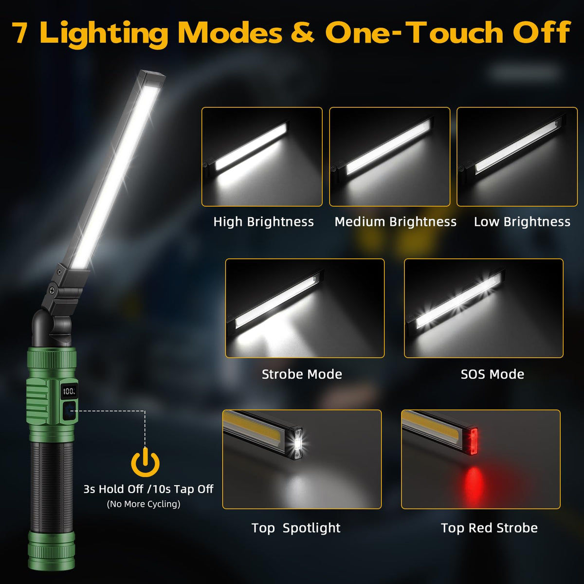 Rechargeable Magnetic LED Work Light C5685