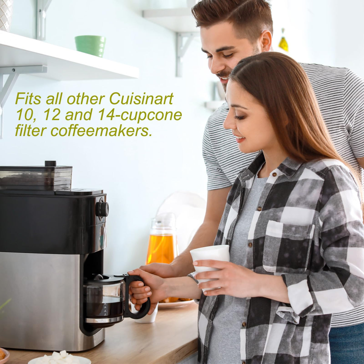 2 Pack Reusable #4 Cone Coffee Filters W805857