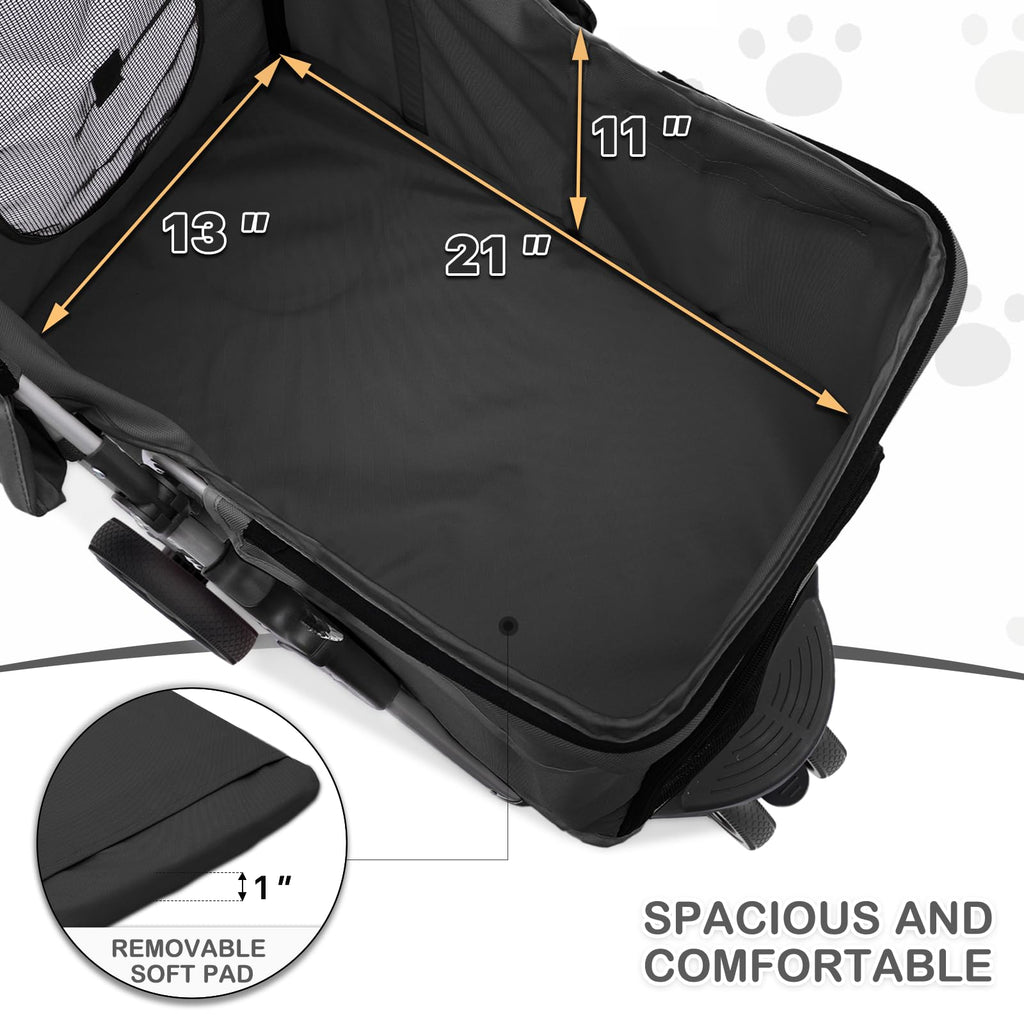 Black Pet Stroller M36885
