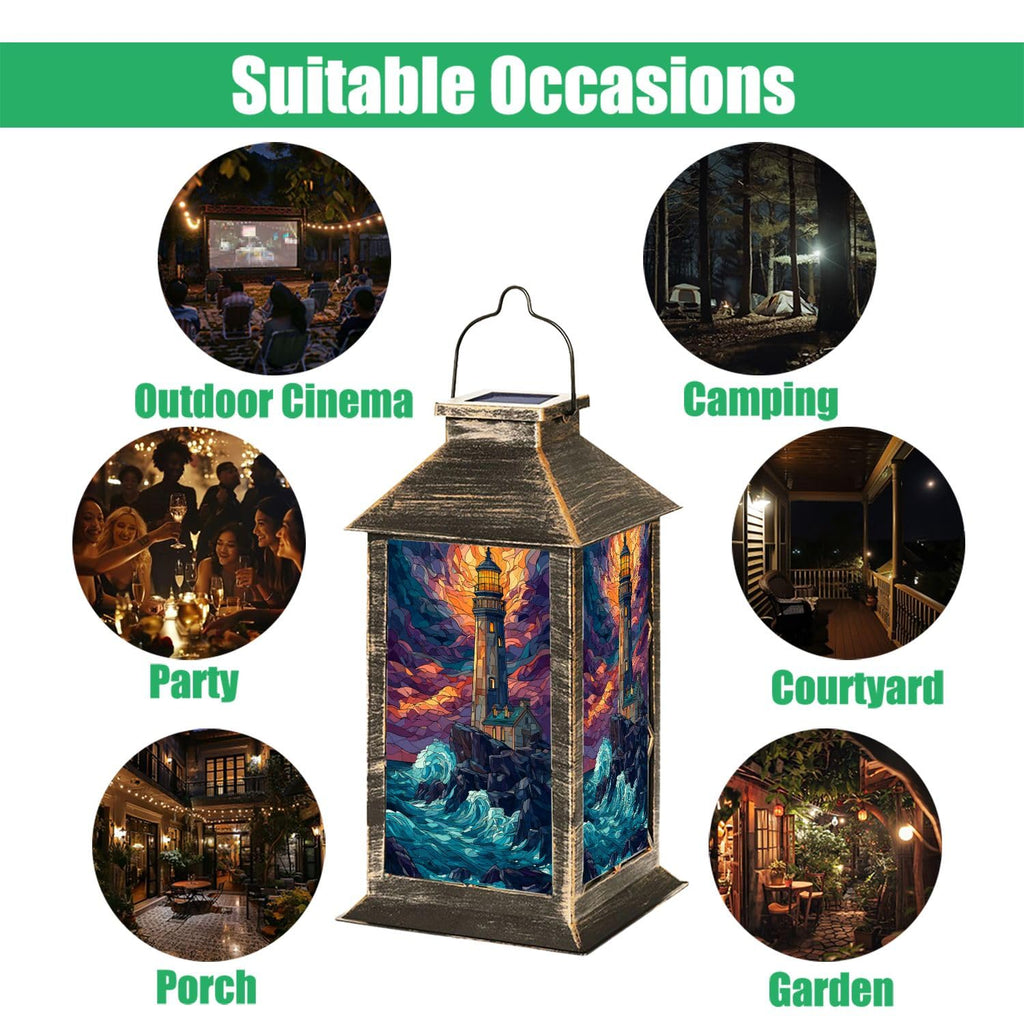 Solar Powered Waterproof Outdoor Hanging Lantern N7804