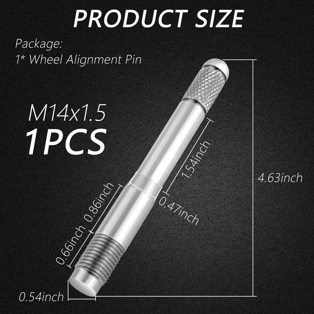 M14x1.5 Stainless Steel Wheel Alignment Pin M970