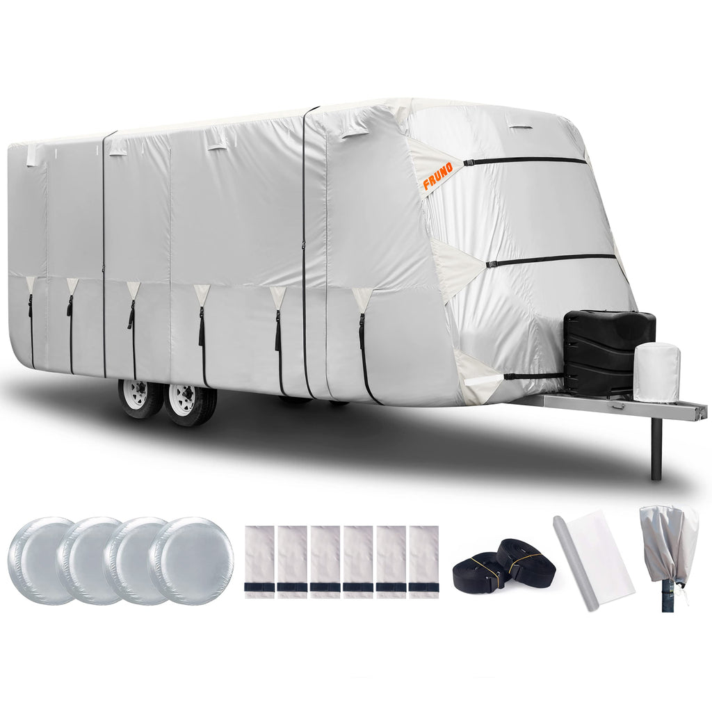 Oxford Fabric Waterproof Rip-Resistant Anti-UV Travel Trailer Cover 30'-33' C800