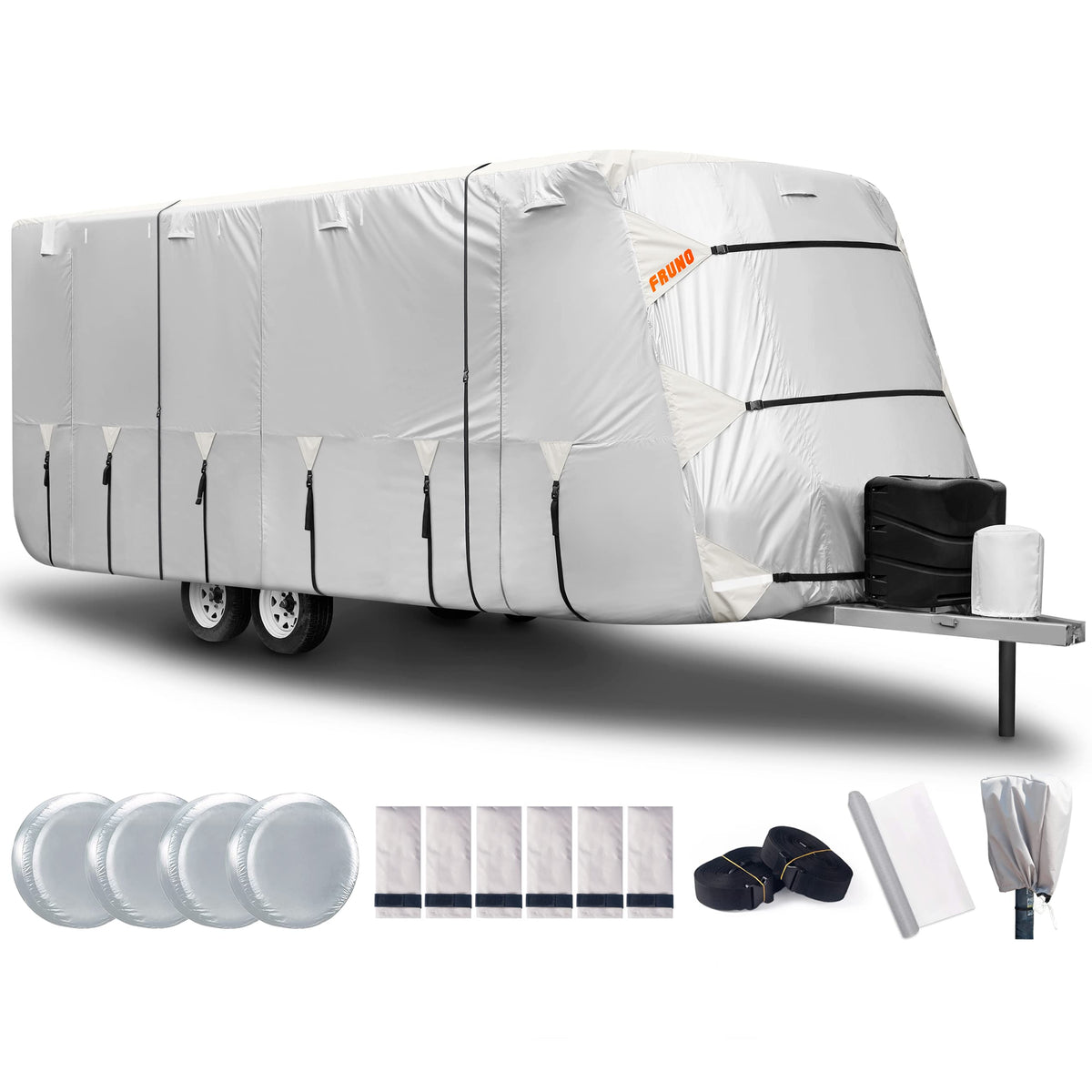 Oxford Fabric Waterproof Rip-Resistant Anti-UV Travel Trailer Cover 30'-33' C800