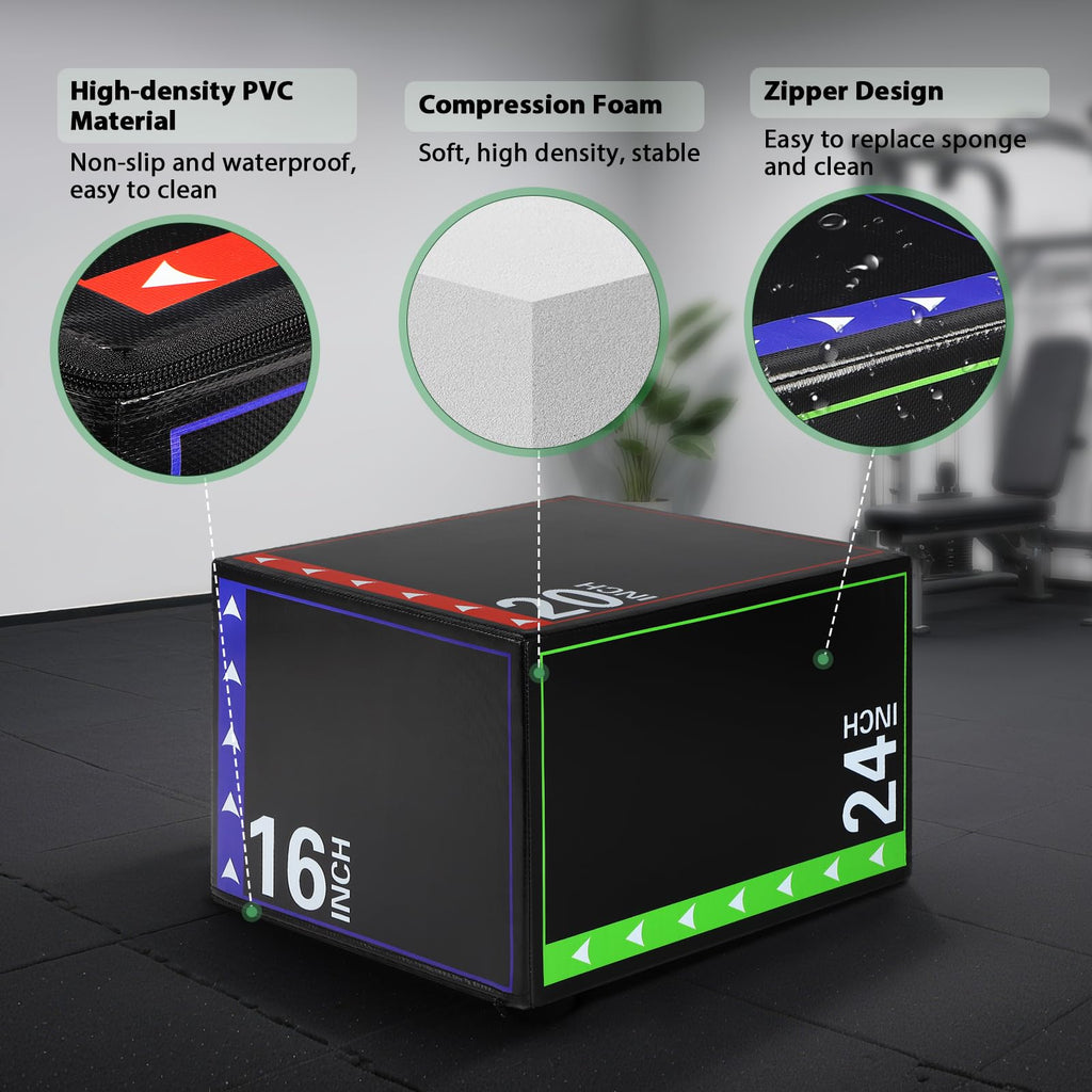 3-in-1 Plyometric Box Set Q30563