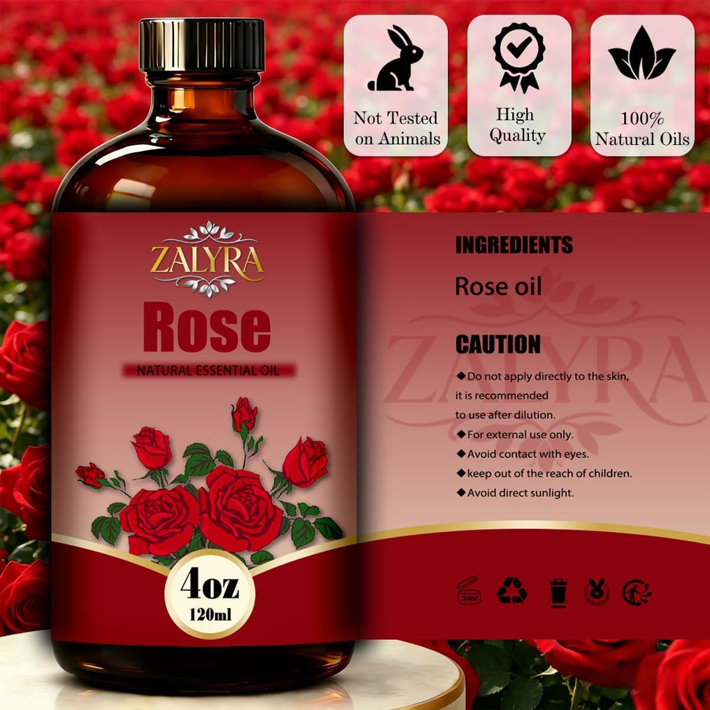 Lavender&Rose Essential Oil 4 Fl Oz+0.33 Fl Oz E76694