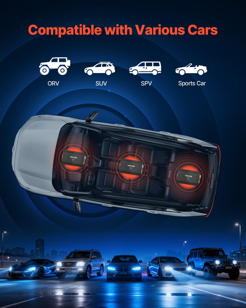 4 Channel Bridgeable Class A/B Car Audio Amplifier Q77367
